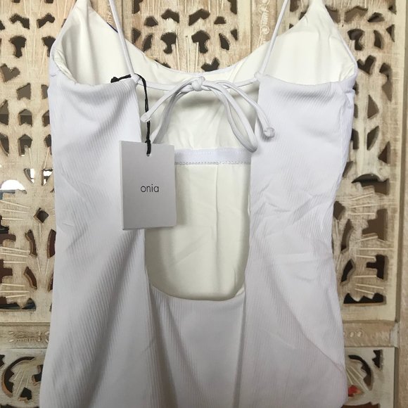 NWT Onia Gabriella One Piece Striped Bathing Suit L - Picture 6 of 7